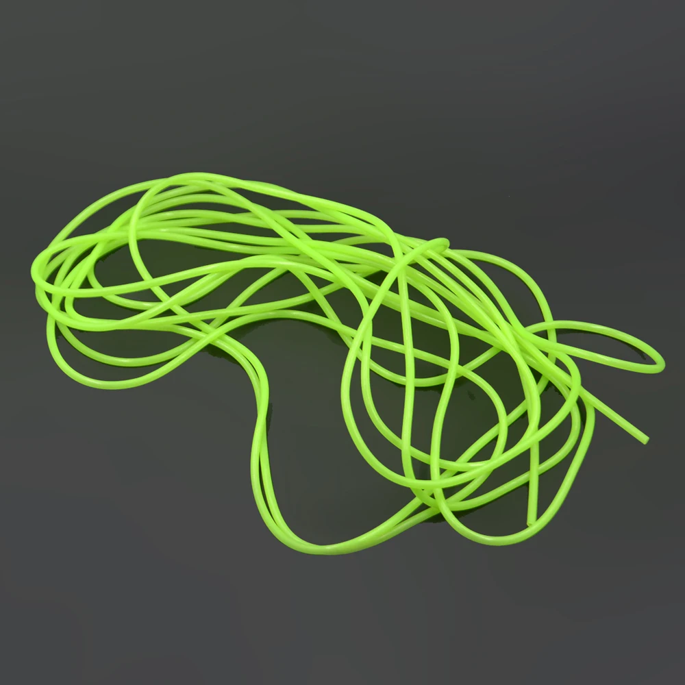 Luminous Green Silicone Fishing Tube - Glow-in-the-Dark Deep Sea Rigging Accessory