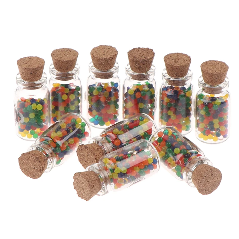 10 шт. 1/12 кукольный домик миниатюра аксессуары мини Конфета из смолы Jar