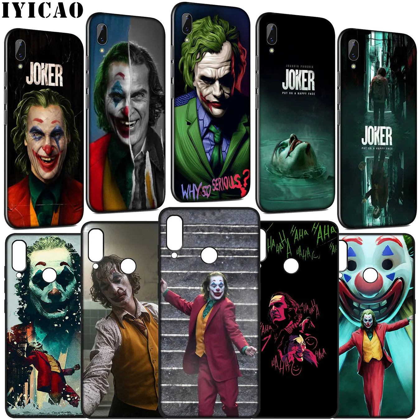 Мягкий чехол для телефона Joaquin Phoenix joker movie Huawei Y9 Y7 Y6 Prime 2019 2018 Honor 20 10 9 9X 8C 8X 8 Lite 7C 7X 7A