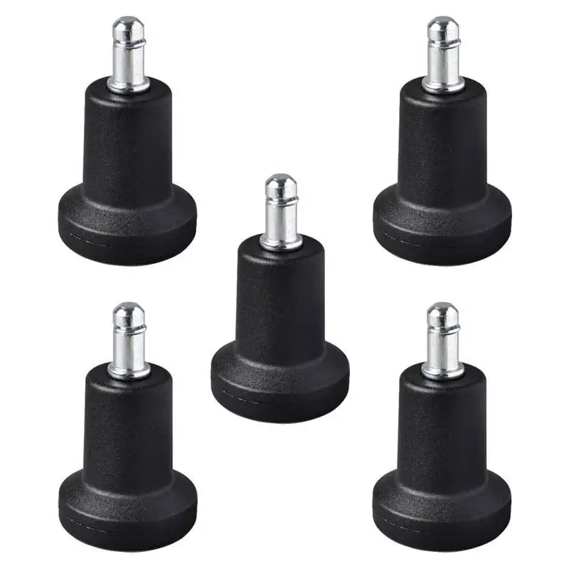 

BEAU-High Profile Bell Glides Replacement for Office Chair Without Wheels & Bar Stool, Fixed Stationary Caster Glide, 5-Pack