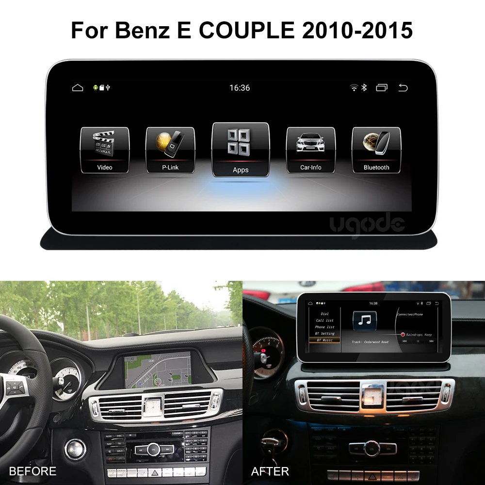 Ugode 2010-15 W218 Android 9,0 экран автомобильный gps навигация Мультимедийная система музыкальный видео плеер для Mercedes Benz CLS NTG4.5/4,7