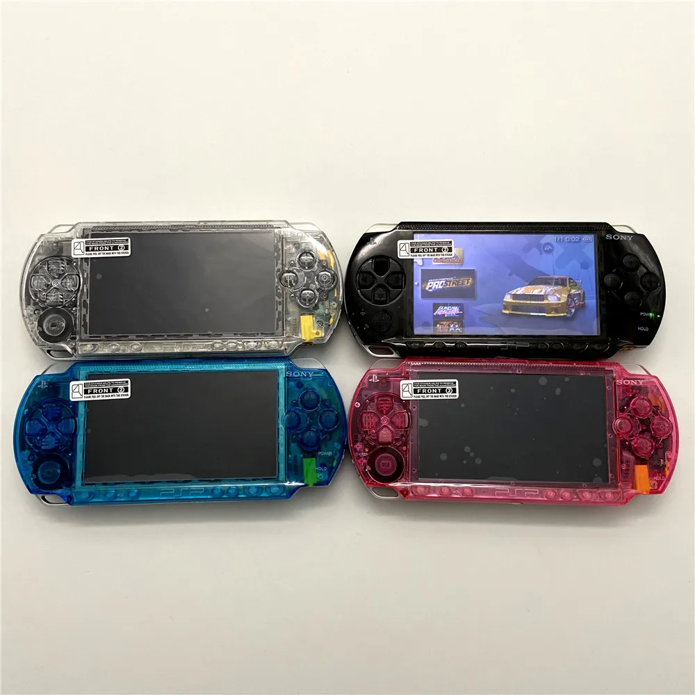 PSP con nueva carcasa reacondicionada profesionalmente para Sony PSP-1000 consola de juegos de Sistema Portátil PSP 1000 - 1