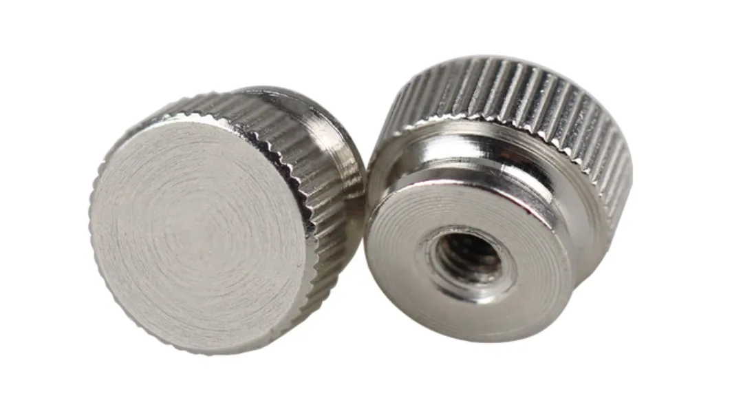 Boutons Moletés M3 Avec Collier Inox 304 4 Pièces Uxcell 4