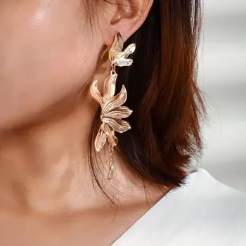 

Exaggeration Bohemian Style Women Long Dangle Ear Stud Earrings Party Jewelry