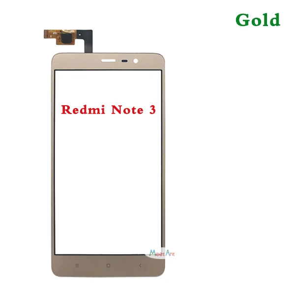 Высокое качество 5,5 ''для Xiaomi Redmi Note 1 2 3 Note2 Note3 сенсорный экран дигитайзер сенсор внешняя стеклянная панель объектива - Цвет: Note3 Gold No Tool