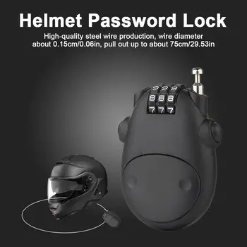 

Telescopic Wire Rope Steel Cable Code Lock Anti-theft Safety Lock Bicycle Suitcase Luggage Lock Motorcycle Helmet Password Lock