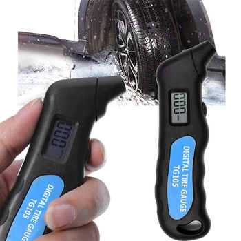 

Digital Car Tire Tyre Air Pressure Gauge Meter LCD Display Manometer Barometers Tester for Car Truck Motorcycle Bike Tools New