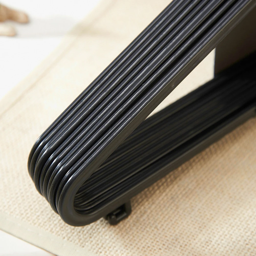 10 шт. сухие или влажные вешалки черные пластиковые вешалки многофункциональные вешалки для одежды портативные вешалки для одежды