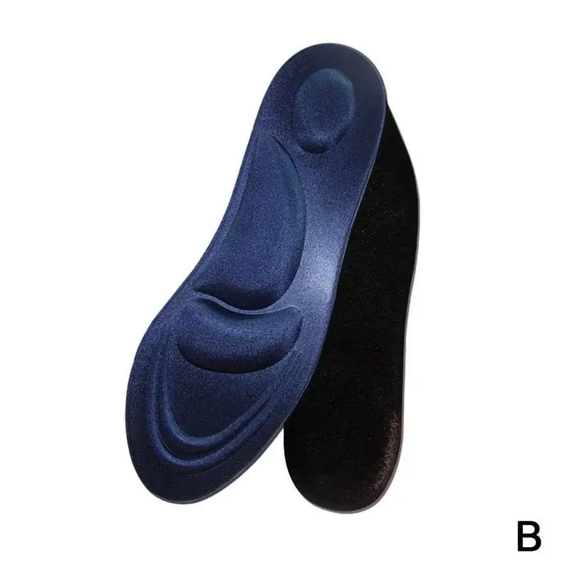 1 пара обувь унисекс Стельки ортопедические Memory Foam Спорт Арка Поддержка вставкой ботинки подошв стоп Pad Дышащие стельки - Цвет: b