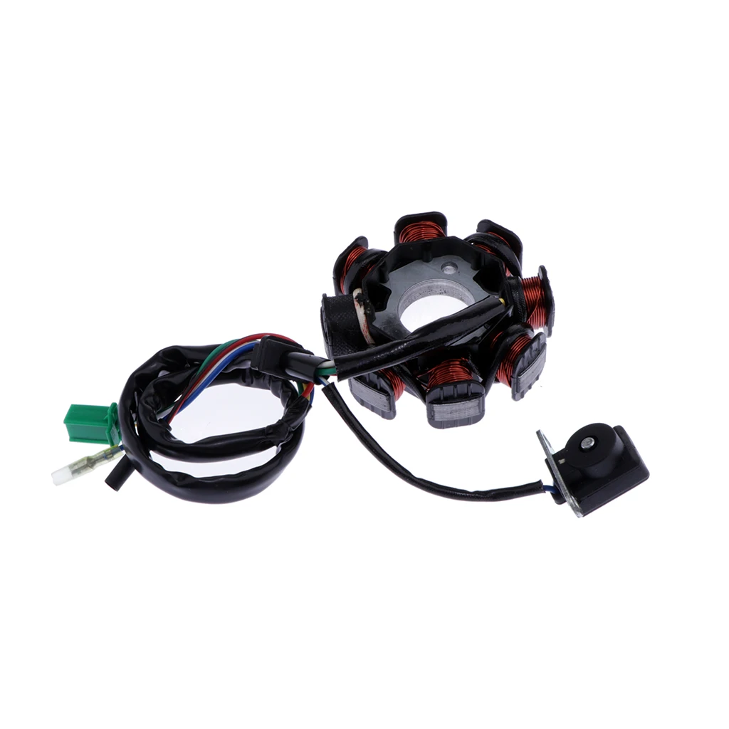 8 катушки полюс Магнето маховик Статор для GY6 125-150CC Quad Dirt Bike багги