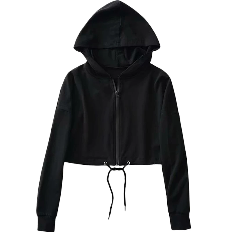 plain black hoodie womens