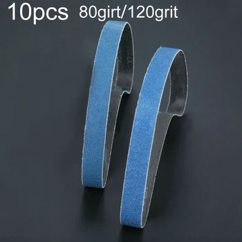 

10PCS 762*25mm 80/120Grit Sanding Belt Abrasive Grinding Polishing Metal Wood