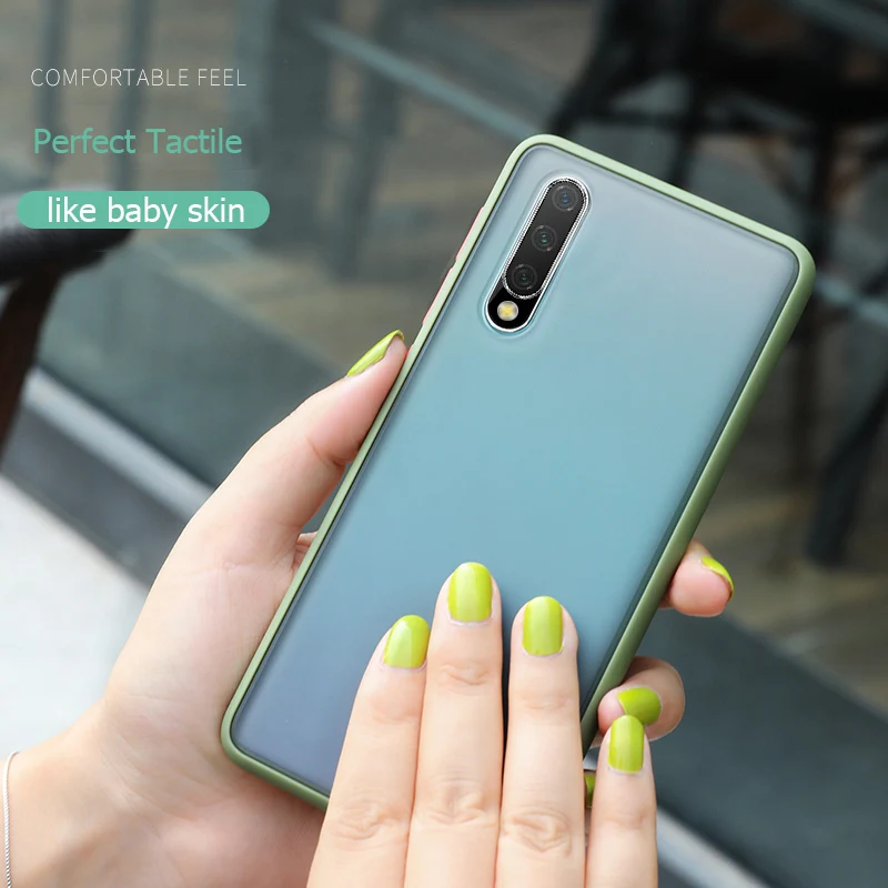 Чехол для Xiaomi Mi 9 Lite мягкий жесткий чехол-накладка тонкий матовый ударопрочный