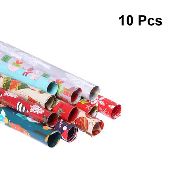 

10Pcs Wall Sticker Durable Christmas Pattern Decorative Wall Sticker Wall Decal Protection Cover For Living Room Bedroom 2020