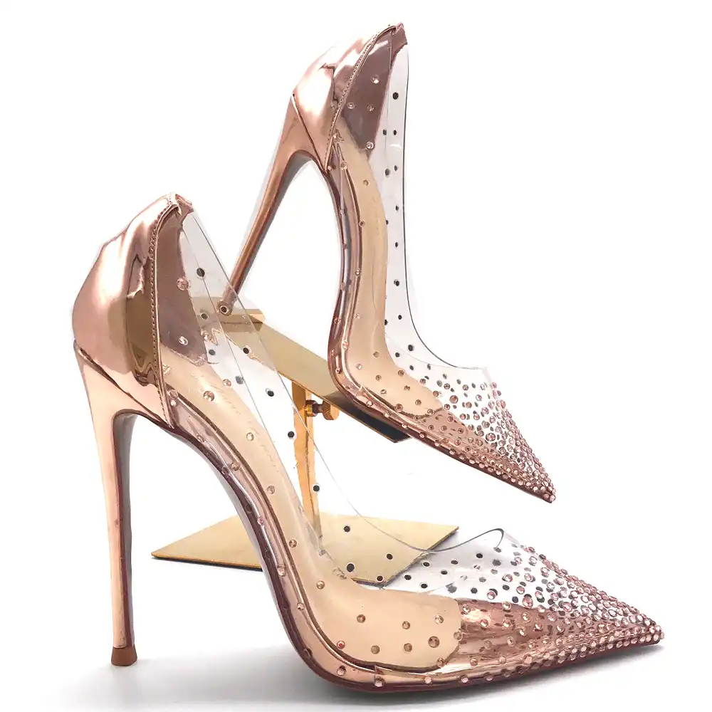 rose gold womens shoes