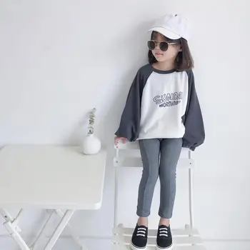 

Girls Leggings Kids Pants Children Stretch Soft Trousers Basic Ankle Length Spring Autumn Fall Winter 3 to 8 Years