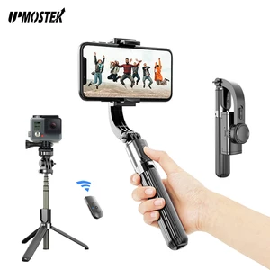 Стабилизатор для камеры телефона UPMOSTEK, ручной шарнирный стабилизатор для смартфона, запись видео, Bluetooth, селфи-палка, Трипод, видеорегистратор - изображение