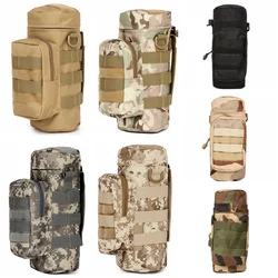 Bolsa táctica Molle para botella de agua, bolsa de camuflaje militar para caza, Camping, senderismo, equipo de viaje, soporte para la cintura