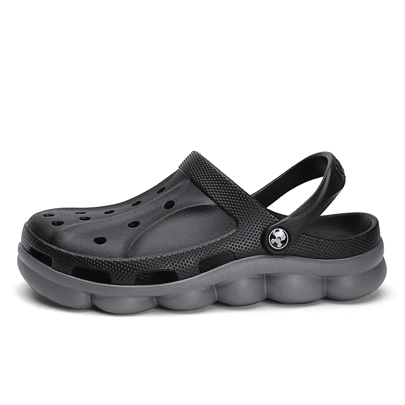 Original Garden Flip Flops Quick Drying Water Shoes Men Sport Summer Beach Aqua Slipper Outdoor Sandals Miller Jefferson Shoes - Цвет: Черный