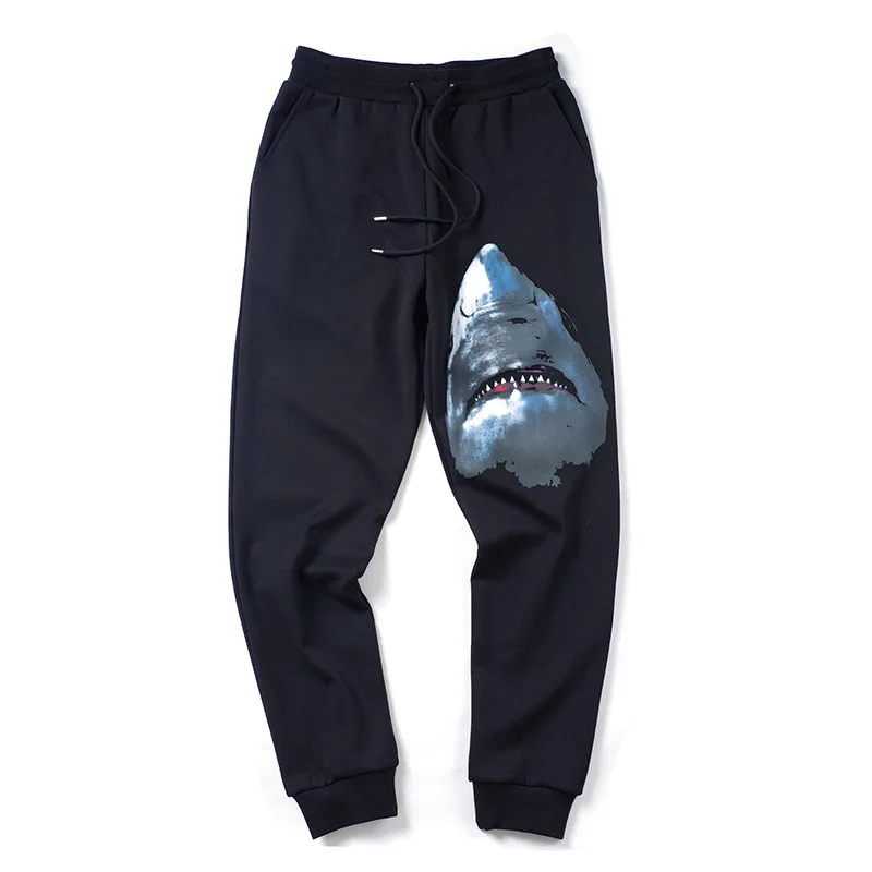 Высокая Новинка Роскошные 19ss Классические хлопковые зубы акулы удобные Классические Пейсли 4 белые брюки, тренировочные брюки в повседневном стиле# m28