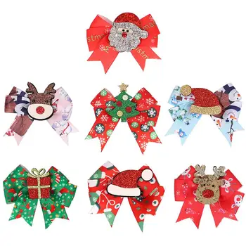 

7pcs Christmas Hair Clip Decorative Lightweight Compact Hairpin Christmas Barrette Hair Accessories for Girls Children Kids