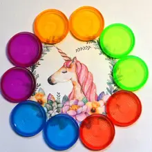 10 шт. пластиковые круглые связывающие кольца пряжка цвет кнопки-как аксессуары для скоросшивателя диск пряжка кольцо из элементов рулон гриб отверстие книги