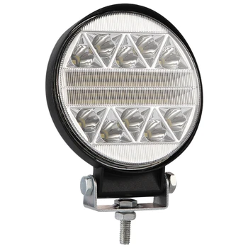 

Led Light Bar,Waterproof 4 inch 102W 6000K Round Floodlight And Spotlight Pod Off Road Fog Driving Roof Bar Bumper With Mounting