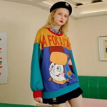 UNIFREE Sweatshirt Casual Straight Anime Printing Fashion Pullover ins Wind Top Spring New Women U201A125Y1Y1 UNIFREE Sweatshirt Casual Straight Anime Printing Fashion Pullover ins Wind Top Spring New Women U201A125Y1Y1