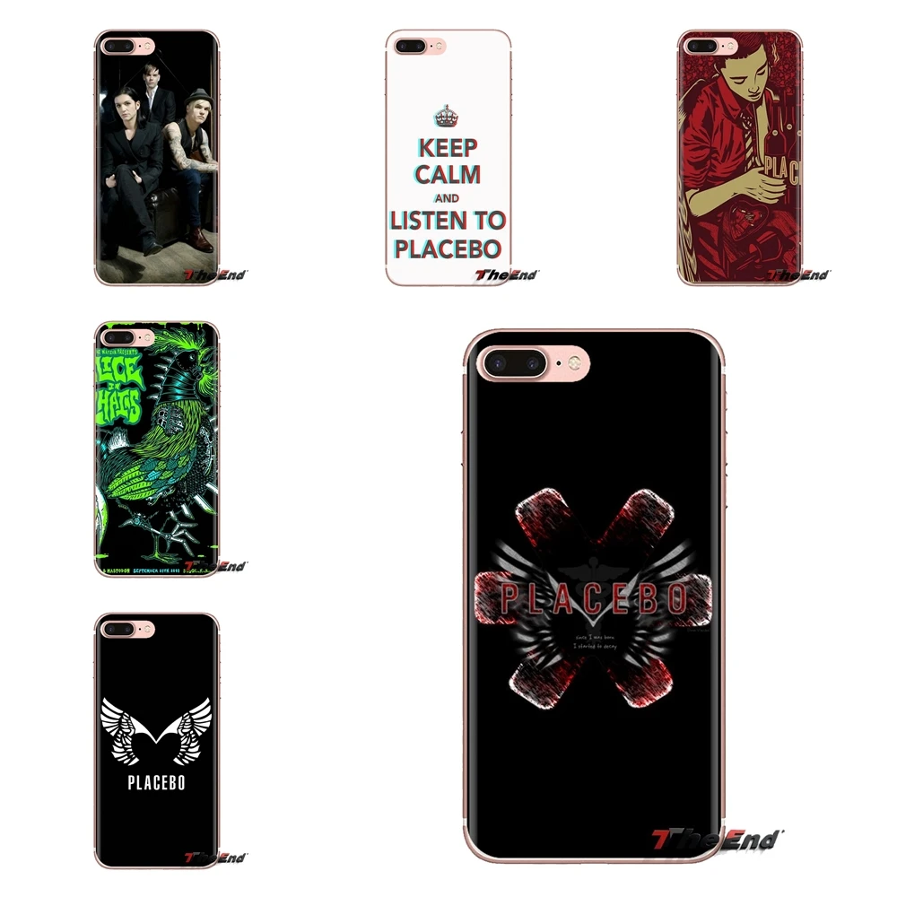 Placebo Rock Band Silicone Phone Cover Bag For Samsung Galaxy S2 S3 S4 S5 MINI S6 S7 edge S8 S9 Plus Note 2 3 4 5 8 Coque Fundas |