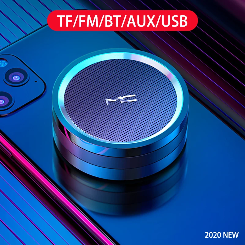 Мини портативный Bluetooth динамик беспроводной бас Колонка водонепроницаемый