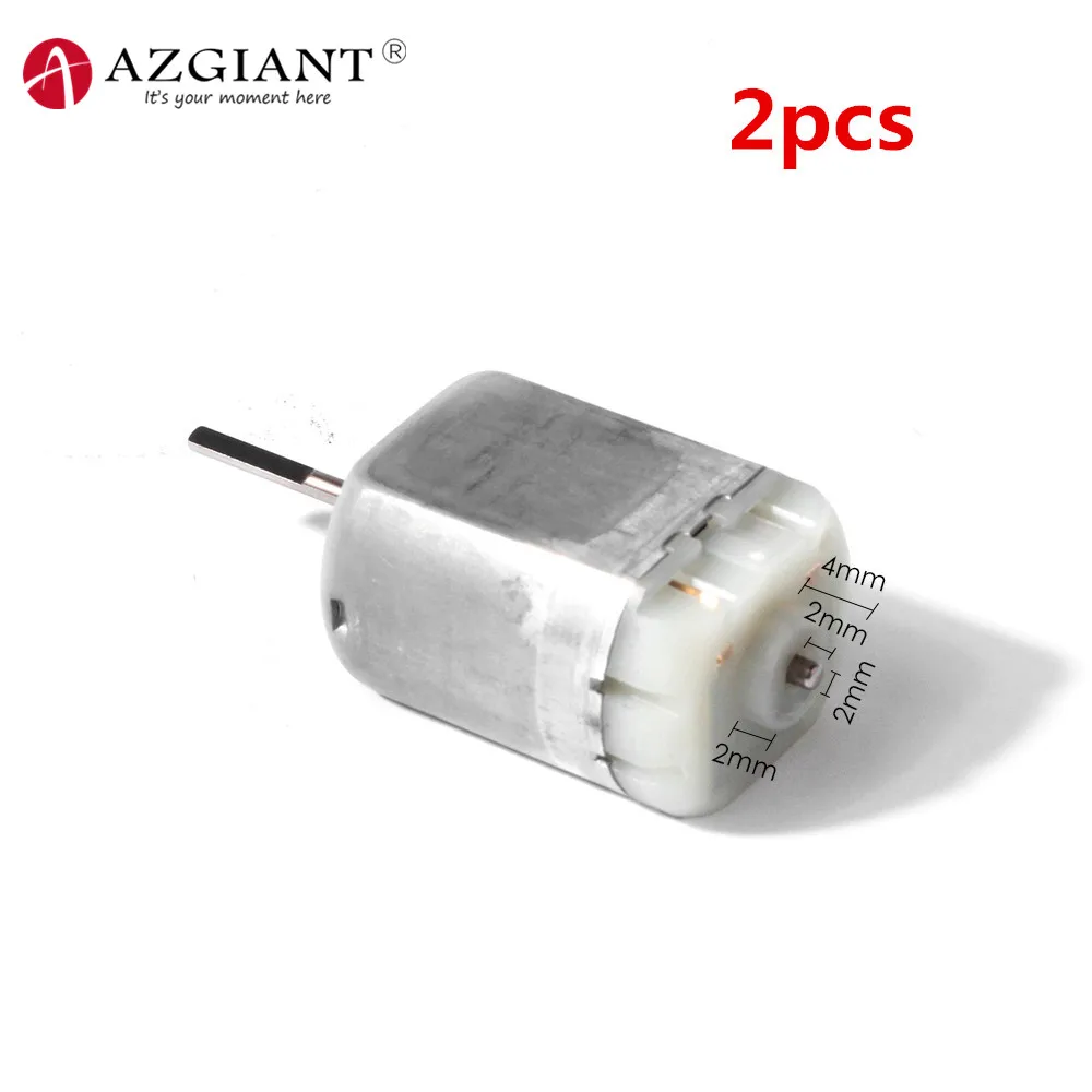

2pcs D Cut shaft for Mabuchi FC-280SC 20150 DC12V Motor for Car honda toyota Rearview Mirror Door Lock Repair motor