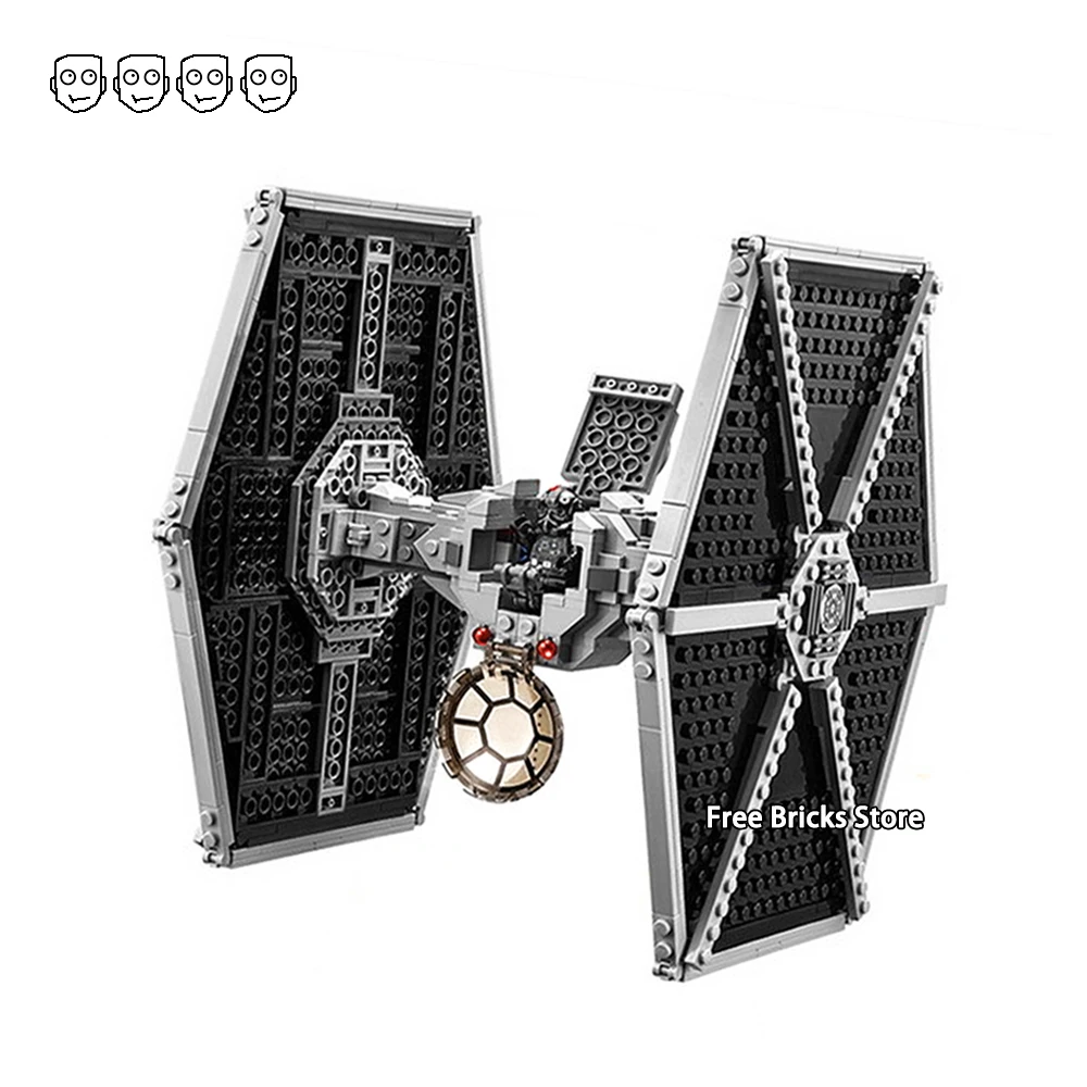 Bela 550 шт. 10900 Fit Star Series Wars 60048 имперский галстук-истребитель фигурки Развивающие DIY строительные блоки игрушки для детей подарок