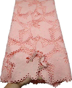 

2019 Latest Guipure Lace Cord Lace Embroiderey African Cord Lace Fabric High Quality Nigeria Lace Fabric For Wedding ATB61