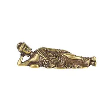 Alternative view of Figurine miniature du Bouddha Amitabha allongé