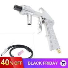 10 дюймов ручной пневматический Пескоструйный пистолет с керамическим соплом и всасывающей трубой для бытовых инструментов для рисования