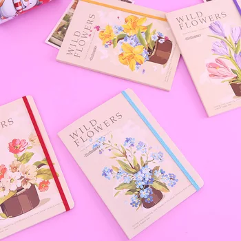 

Kawaii Flower Notebook Thickened 70 Sheets Weekly Monthly Planner Diary Journal Agenda Notepad Office School Stationery Supplier