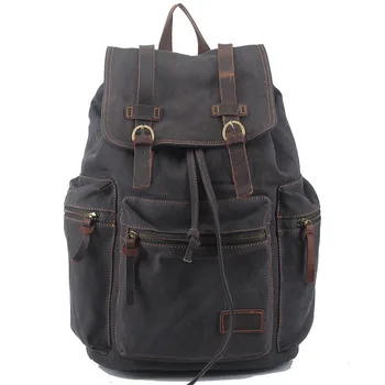 

2020 new large-capacity canvas backpack student bag outdoor sports and leisure backpack school bag