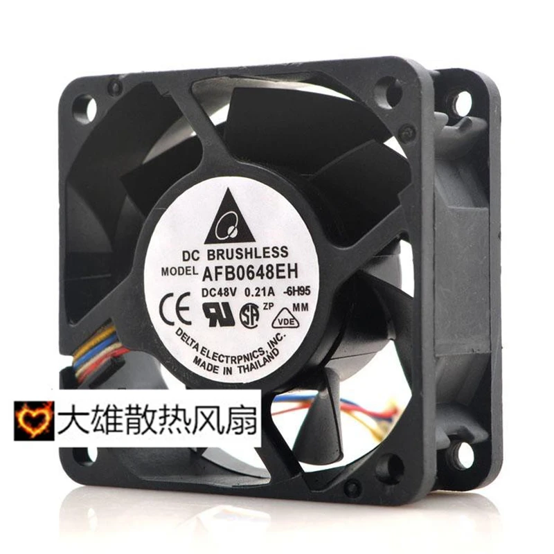 

New original AFB0648EH 6025 6CM 48V four-wire PWM cooling fan