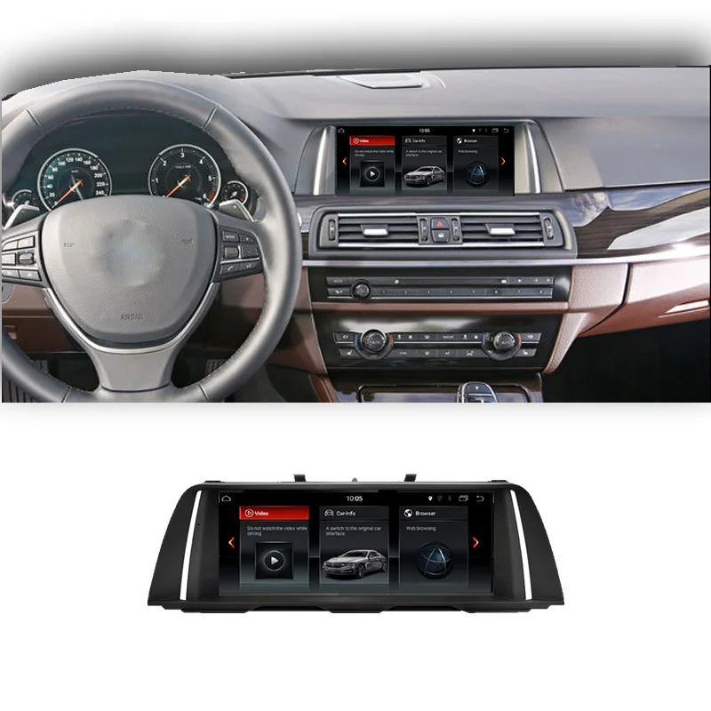 Liandlee Car Multimedia GPS Audio Radio Stereo For BMW 5 M5 F10 F11 2010~2014 CarPlay TPMS For CIC System Navigation NAVI