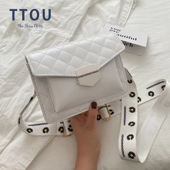 

TTOU Women Candy Color Crossbody Bags Small Square Shoulder Handbags Female Purse Classic Elegant Crossbody Shoulder Bag