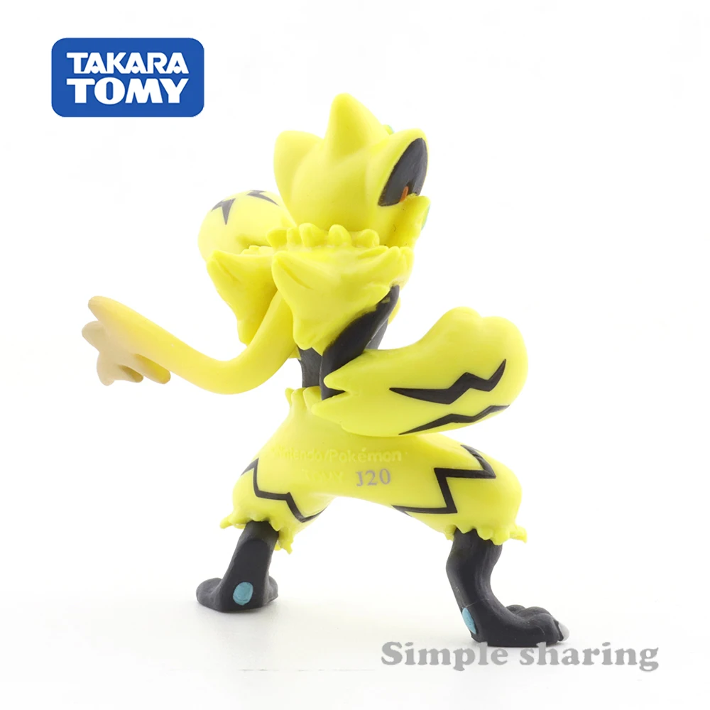 Takara Tomy Pokemon Moncolle Ms-09 Zeraora 4904810142751 Yellow Figure for sale online 