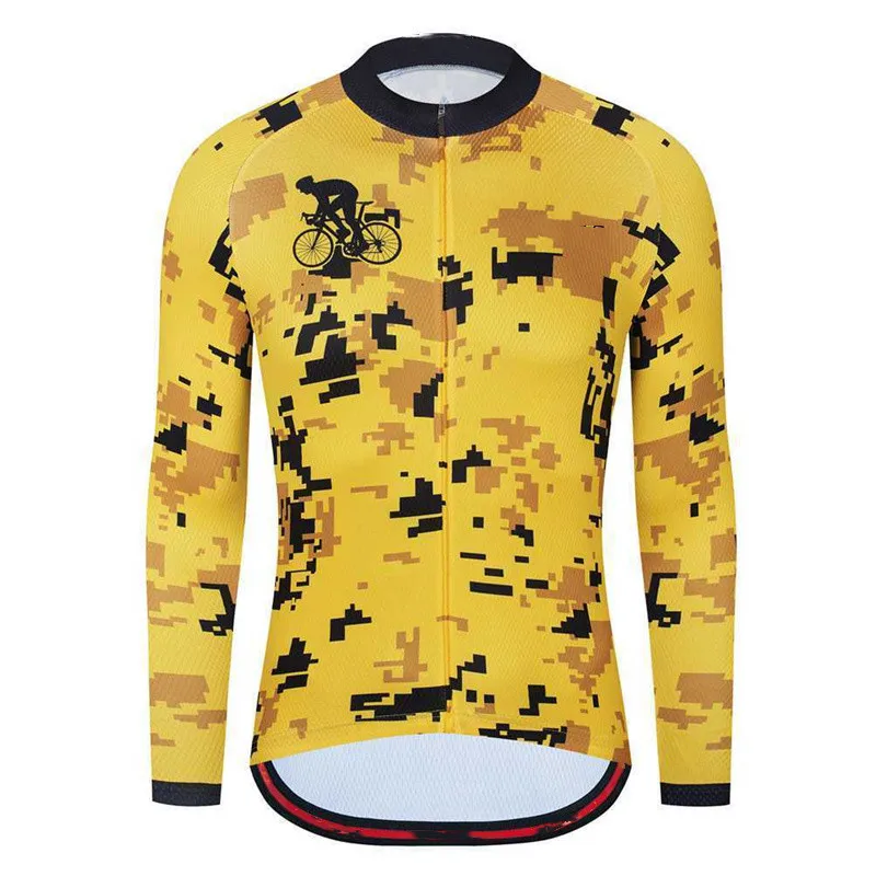 thumbnail image 1 of 2022 más nuevo primavera otoño camisetas de bicicleta ropa MTB camisetas de bicicleta de montaña ropa deportiva de carreras camisetas de ciclismo de manga larga para hombres, 1 of 5