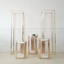 

3PCS Acrylic Trays Cylinder Cake Holder Wedding Dessert Table Party Backdrop Arch Pedestal Stand Flower Craft Balloon Background