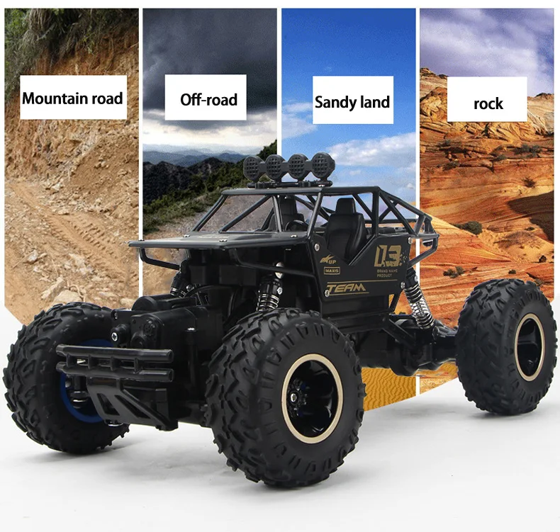 4WD RC автомобиль скалолазание Обновление 2,4G Радио пульт дистанционного управления автомобиль игрушка Bigfoot автомобиль высокая скорость грузовик внедорожник детская 1:12 28 см