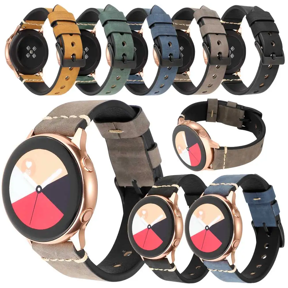 Quick Release Универсальный 20 мм 22 мм ремешок для часов Geniune Leathe сменный ремешок для SUUNTO 3 фитнес ремень для Fossil Q ремешок