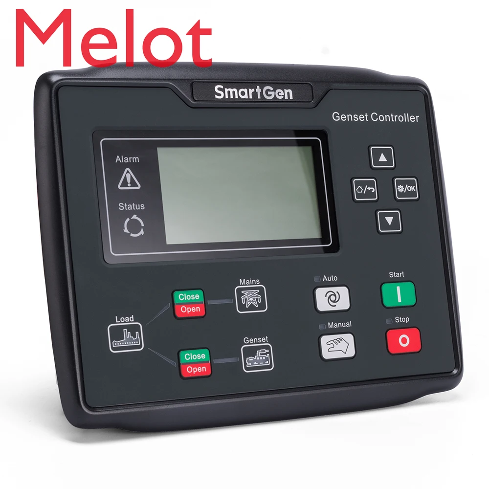 

HGM6120N auto start generator controller AMF brushless electric circuit board lcd pannel diesel part kit genset control module