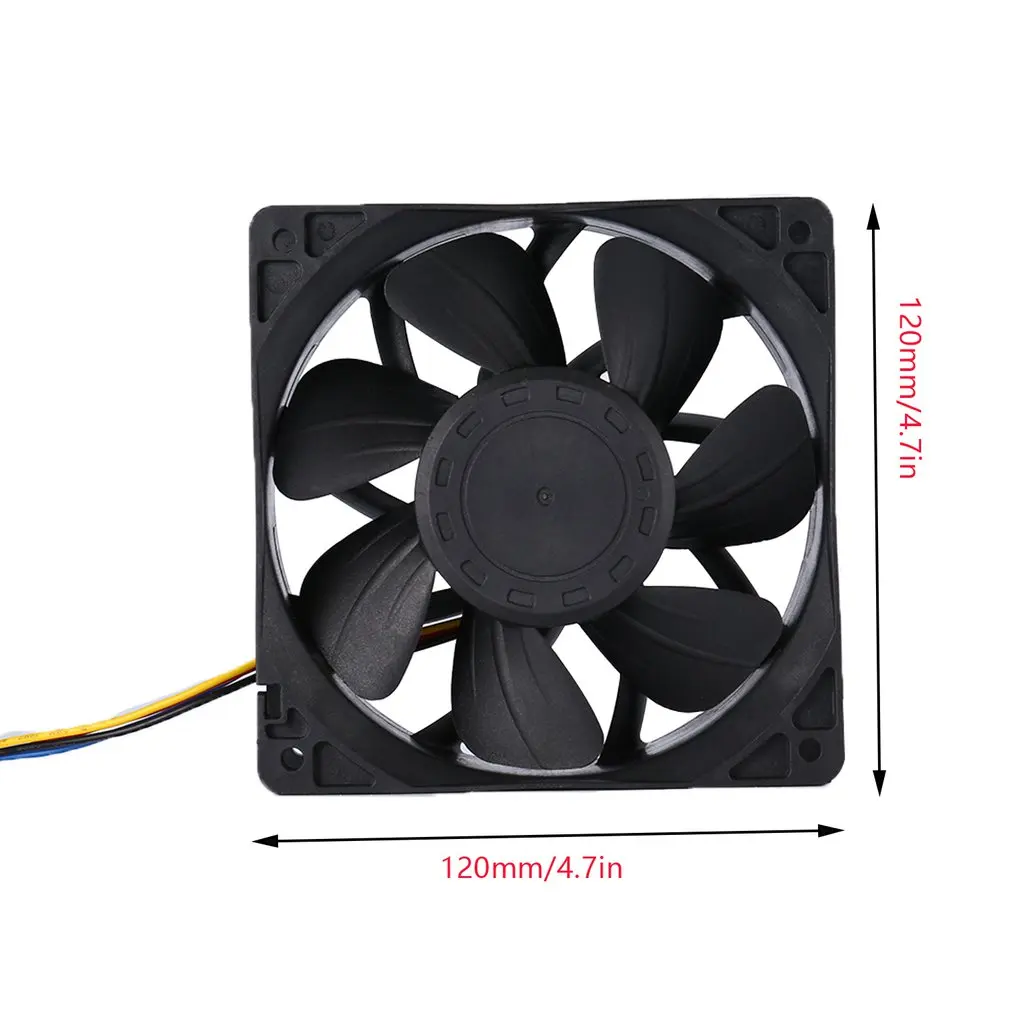 7500RPM DC12V 5.0A Miner Cooling Fan For Antminer Bitmain S7 S9 4-Pin Connector Brushless Replacement Cooler Low Noise