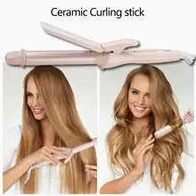 Электрические керамические щипцы для завивки волос, щипцы для завивки волос, роликовые локоны, палочка Waver, технология равномерного нагрева, щипцы для завивки волос