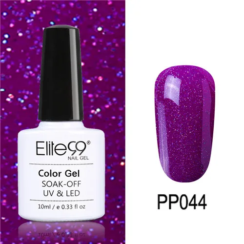 Elite99, 10 мл, гель для ногтей фиолетового цвета, модный УФ-гель для ногтей, замачиваемый, Полупостоянный светодиодный лак для ногтей - Цвет: PP044