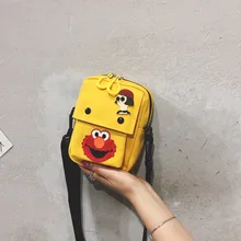 Language meng wei Холщовая Сумка женская новая стильная модная сумка в Корейском стиле сумка на плечо универсальная сумка на плечо подвеска случайный